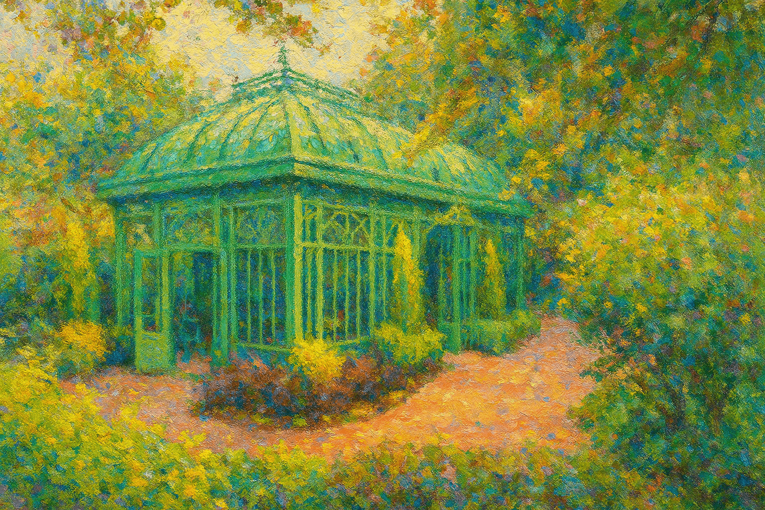 Impressionist Greenhouse